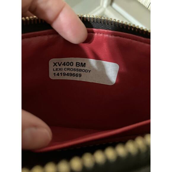 DOONEY & BOURKE SMALL BROWN PVC LEATHER CROSSOBDY BAG - Picture 16 of 16